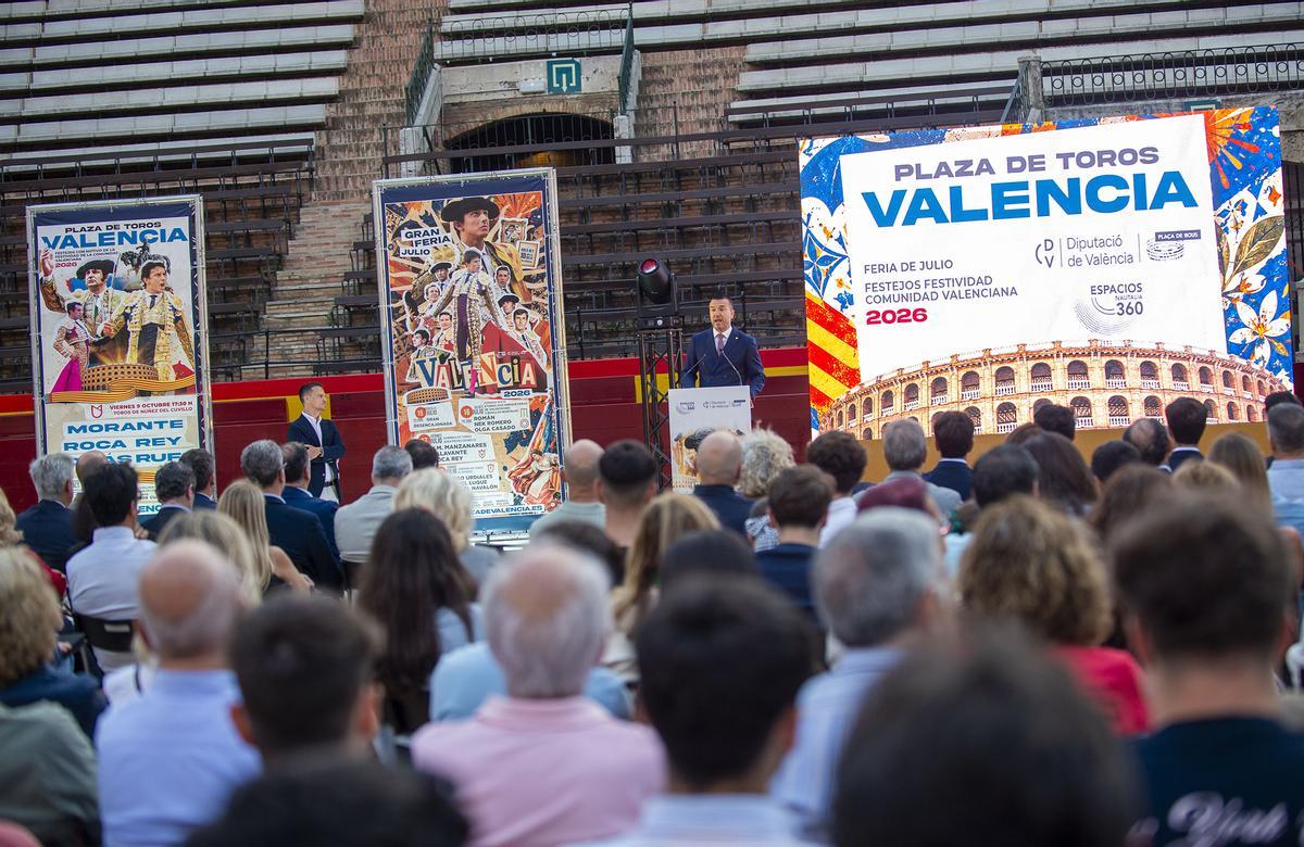 Así ha sido la presentación de los carteles taurinos de la Feria de Julio en València
