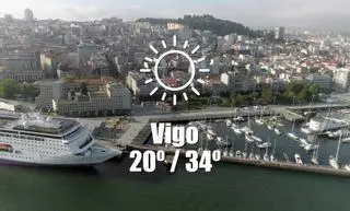 El tiempo en Vigo: previsión meteorológica para hoy, miércoles 24 de julio