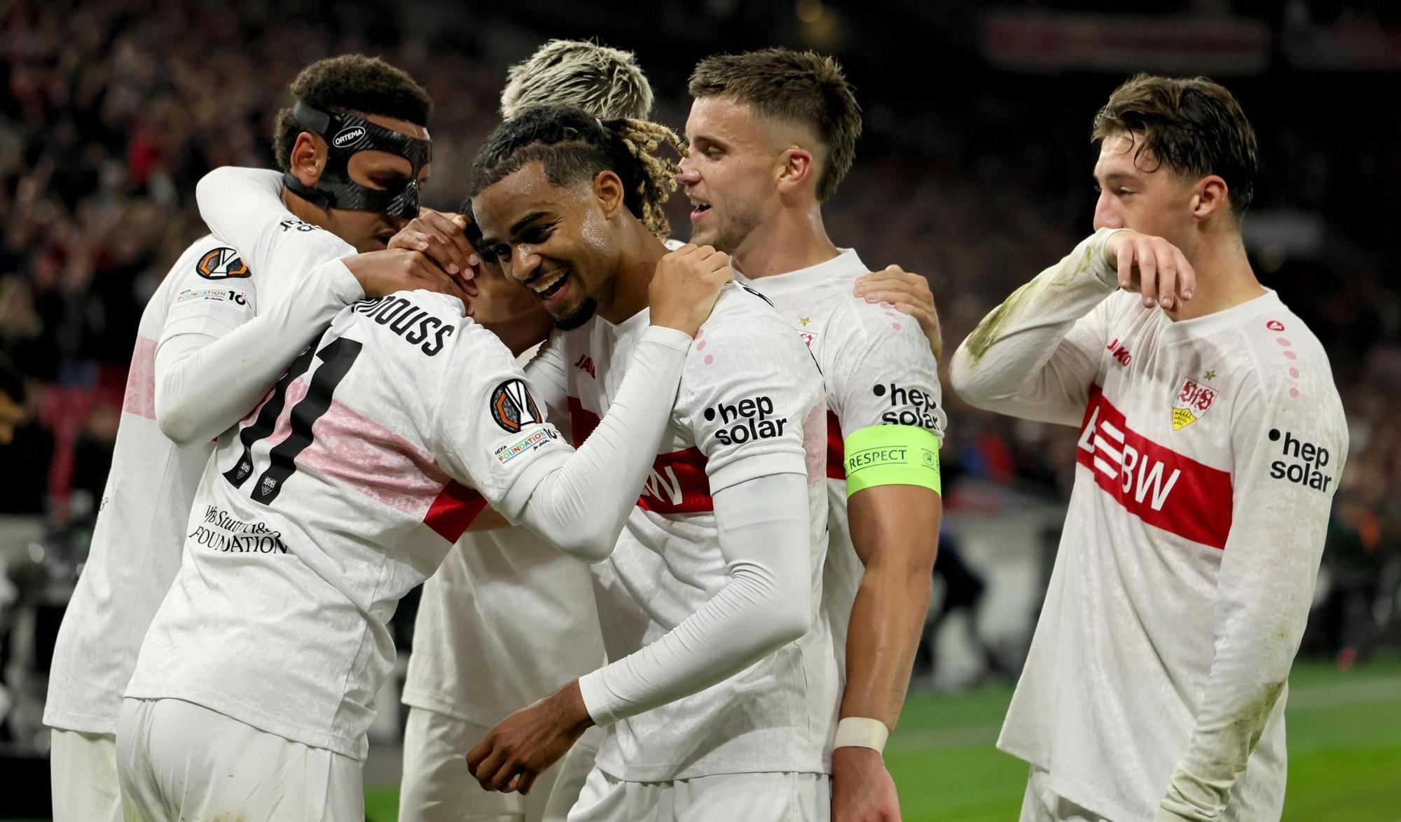 Las imágenes del debut del Celta en Europa League, frente al Stuttgart