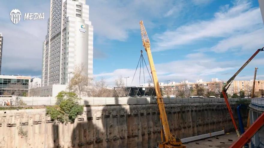 Avanzan las obras del Nou Mestalla