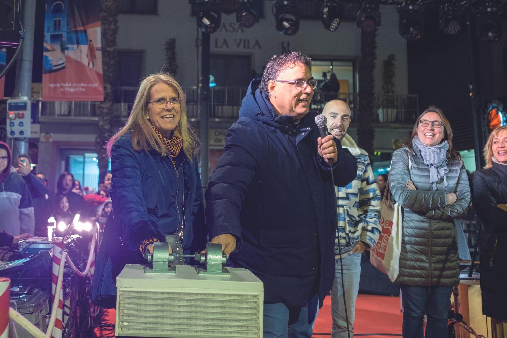 Encesa dels llums de Nadal a Platja d'Aro