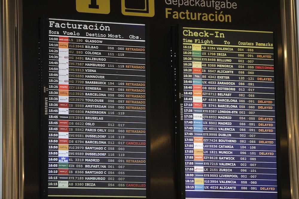 Un fallo informático afecta a los aeropuertos de Palma, Ibiza y Menorca