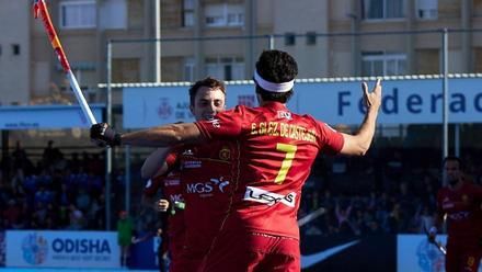 Los RedSticks celebran un gol