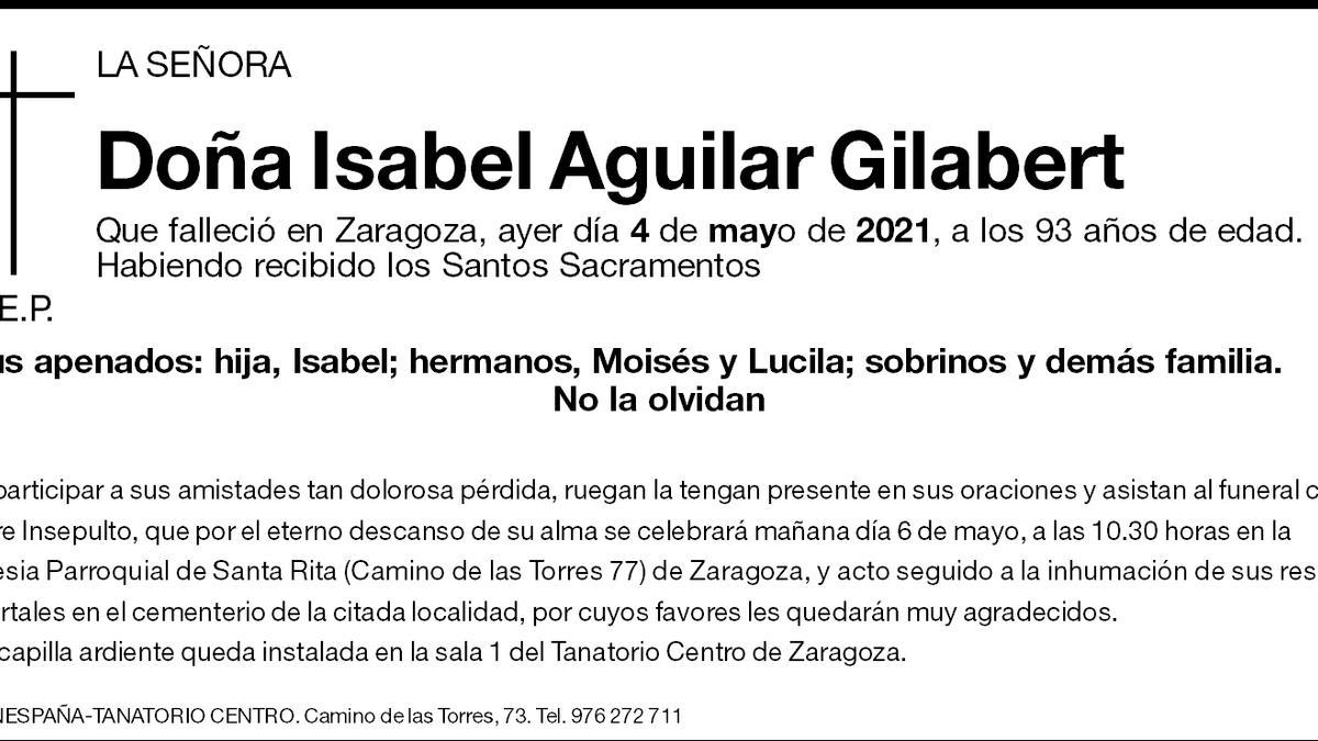 Isabel Aguilar Gilabert