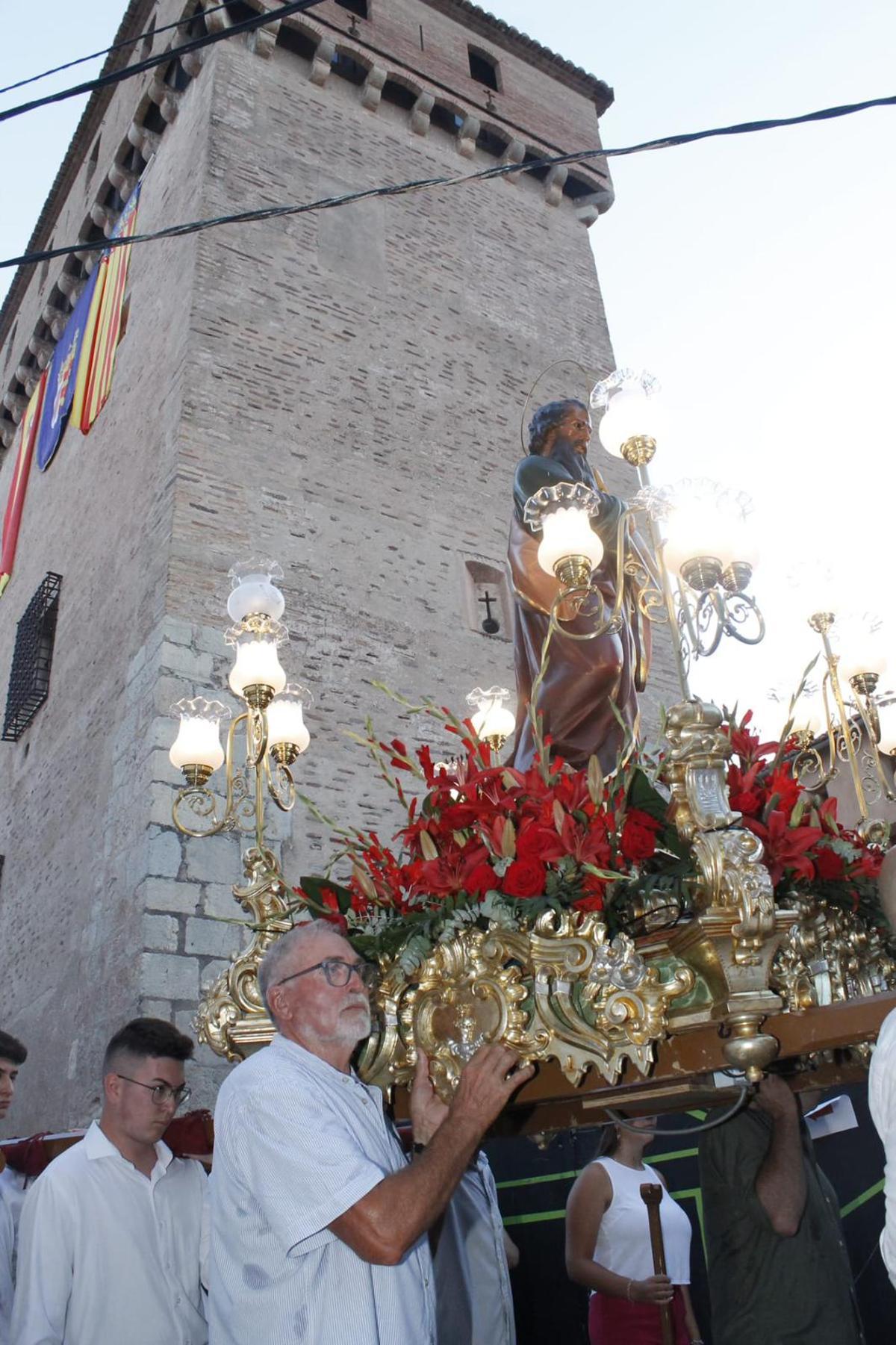 Procesión de Sant Pau por las calles de Benavites en una imagen de archivo.