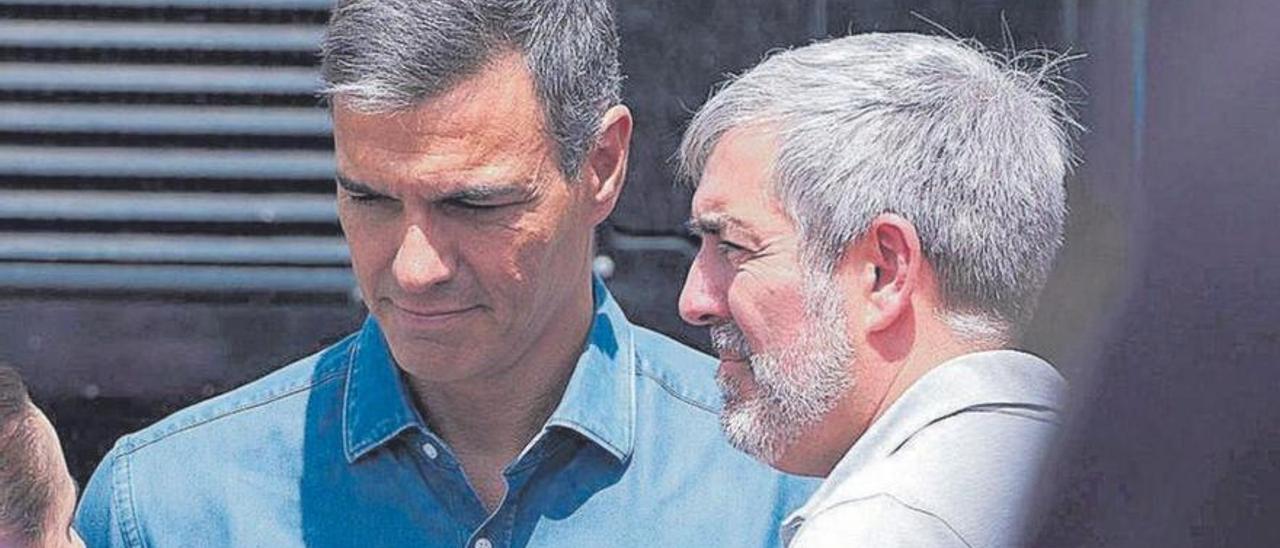 Sánchez y Clavijo, el pasado verano en Tenerife.