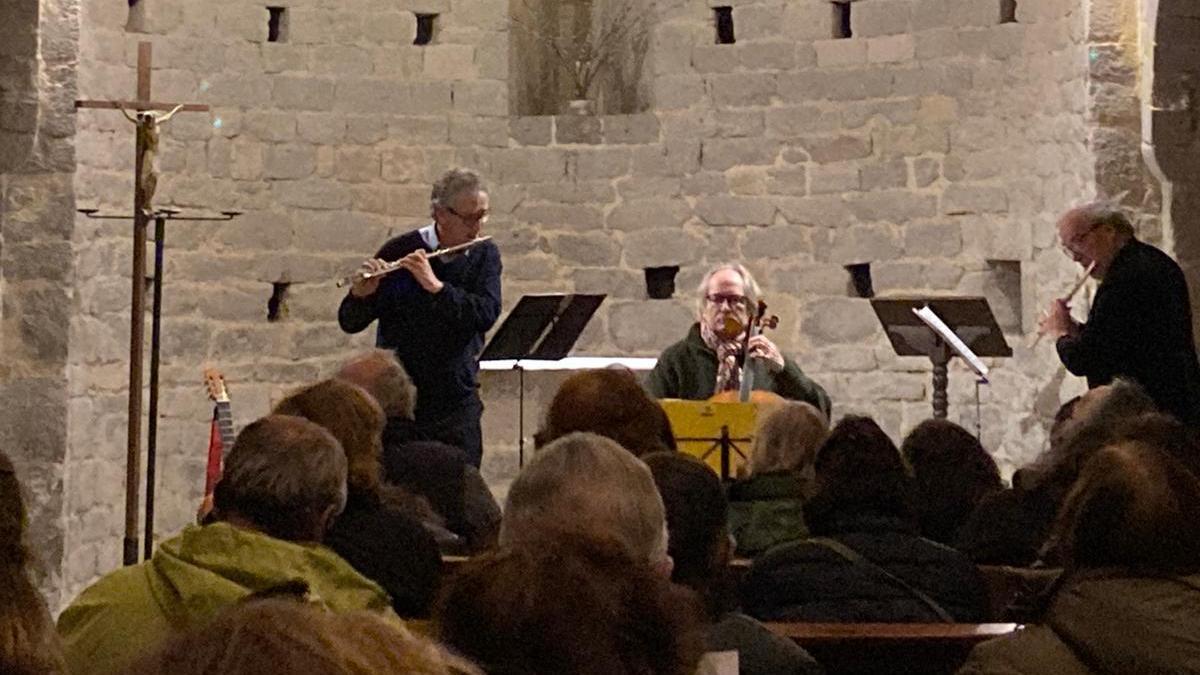 Un moment del concert a l&#039;església de Sant Tomàs