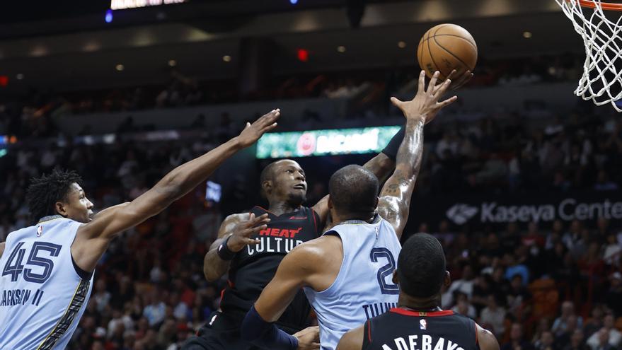 96-105: Aldama empuja desde la grada en la victoria de los Grizzlies ante los Heat