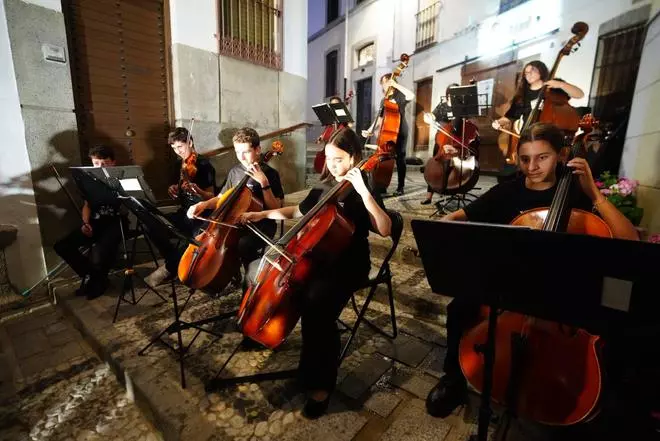 La noche blanca de Pozoblanco, en imágenes