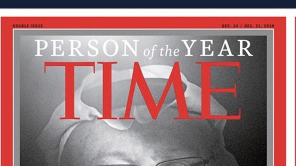 Portada de la revista Time, con Khashoggi como personalidad del año.