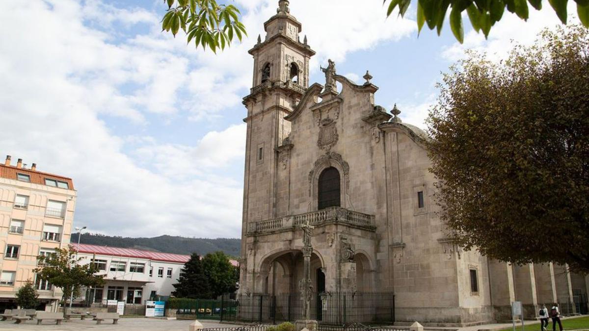 Templo nuevo de Marín y parque Eguren.   | // FDV