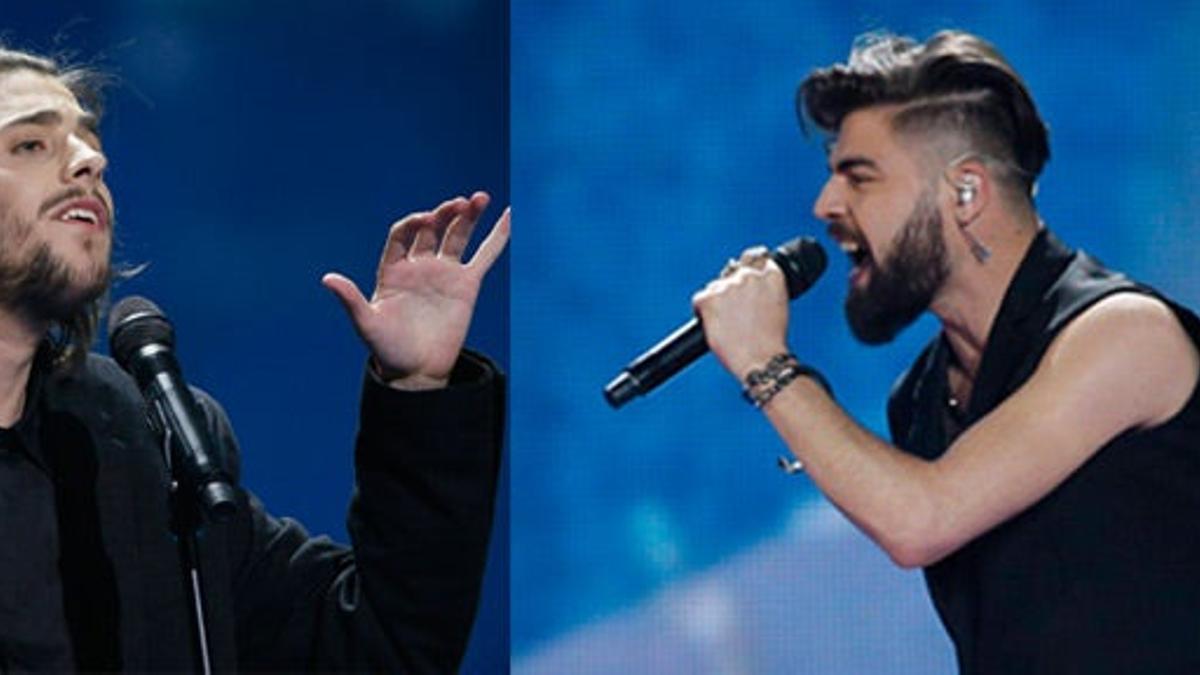 Salvador Sobral y Alex Florea Eurovisón