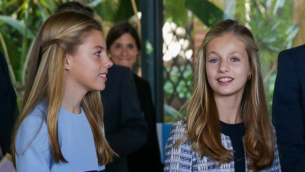 Sofía  y Leonor en los &quot;Premios de la fundación princesa de Girona 2019&quot;