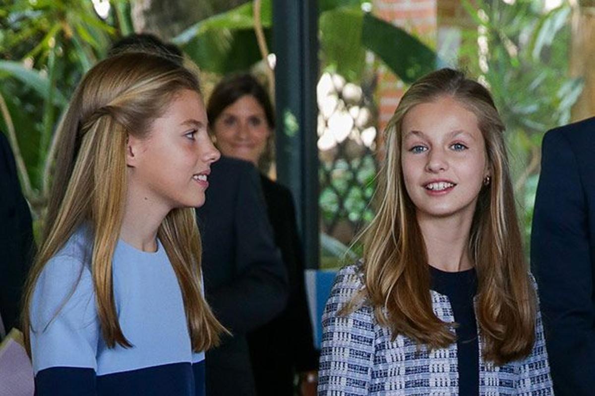 Sofía  y Leonor en los &quot;Premios de la fundación princesa de Girona 2019&quot;