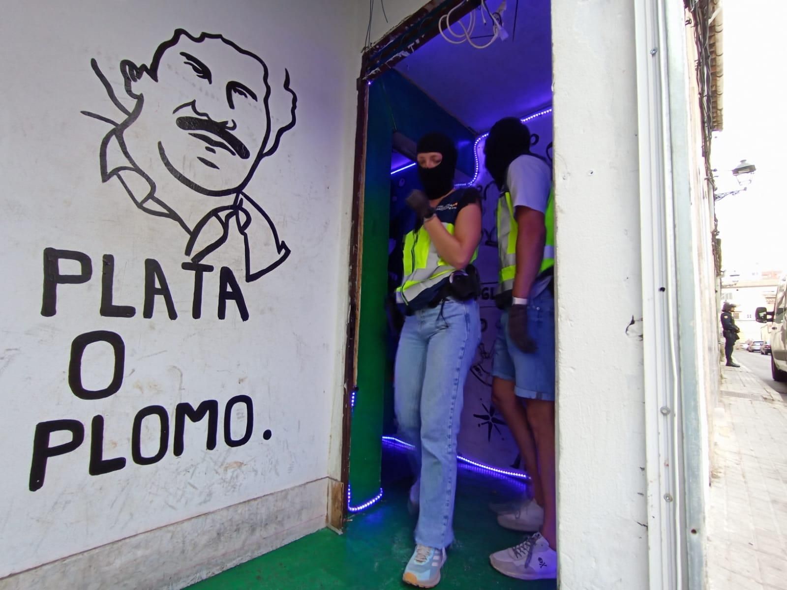 La redada antidroga en la Soledat, en imágenes