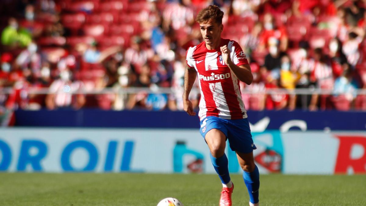 Una imagen de Antoine Griezmann con el Atlético de Madrid.