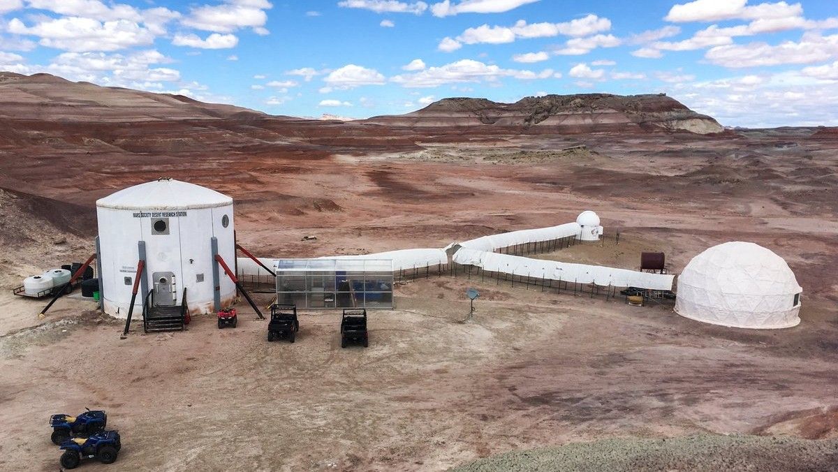 Simulador de una estación marciana situado en el desierto de Utah (Estados Unidos)
