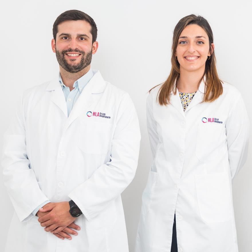 Dr. Francisco Javier Pareja Herrero  y Dra. Elena Elvira Soler, de la Unidad de Neurología HLA Vistahermosa.