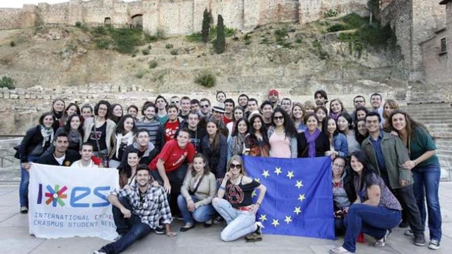 Málaga recibe a quinientos Erasmus