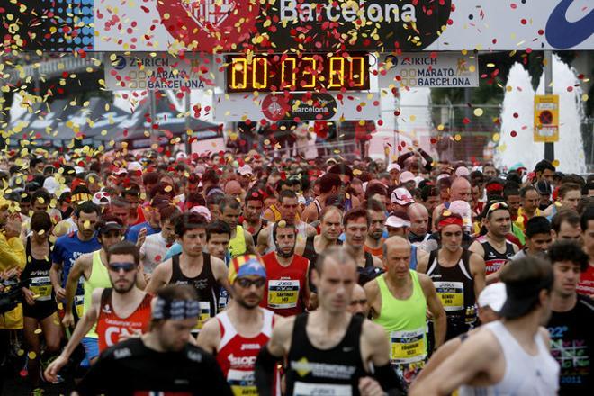 Las mejores imágenes de la MARATÓ DE BARCELONA