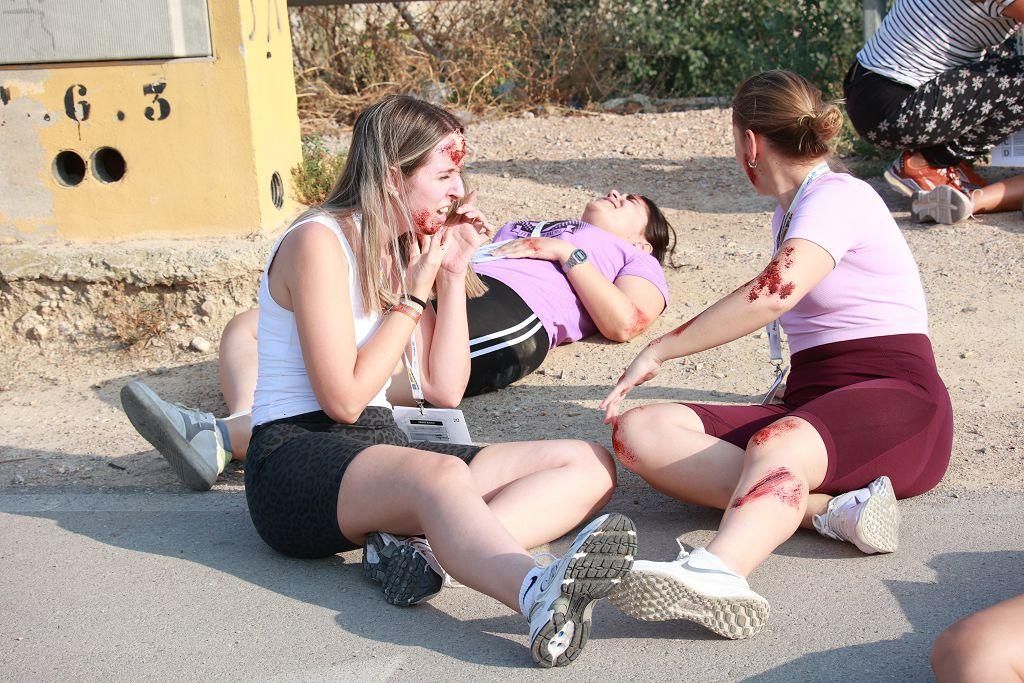 Así ha sido el simulacro de Emergencias con una treintena de víctimas en Murcia