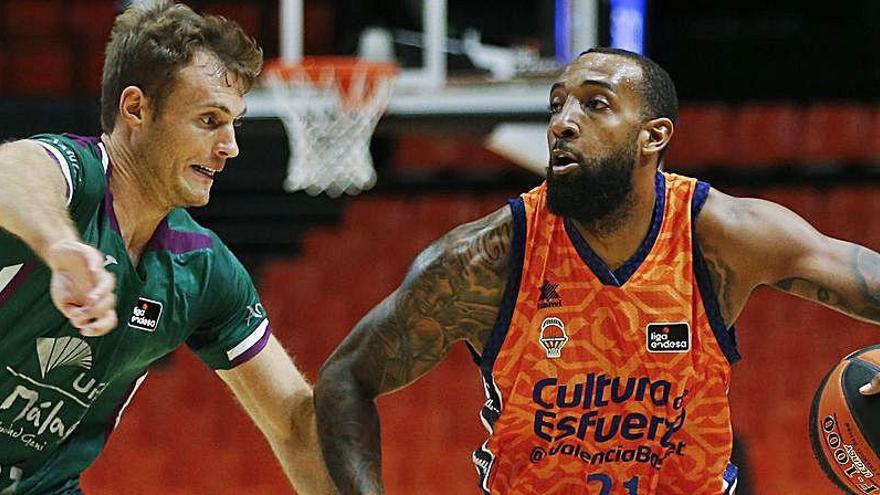 Derrick Williams todavía no ha encontrado su mejor juego en Valencia.