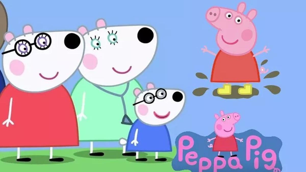 La familia de osas polares, en la serie 'Peppa Pig'