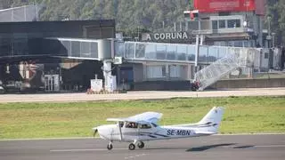A Coruña es el aeropuerto que más crece de Galicia durante enero, con 92.000 viajeros