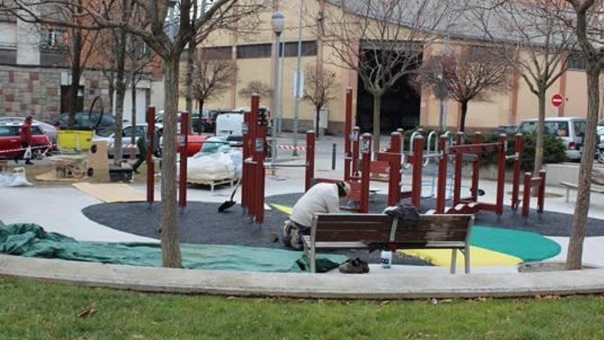 El parc de salut que l&#039;Ajuntament i la Diputació instal·len a la Seu