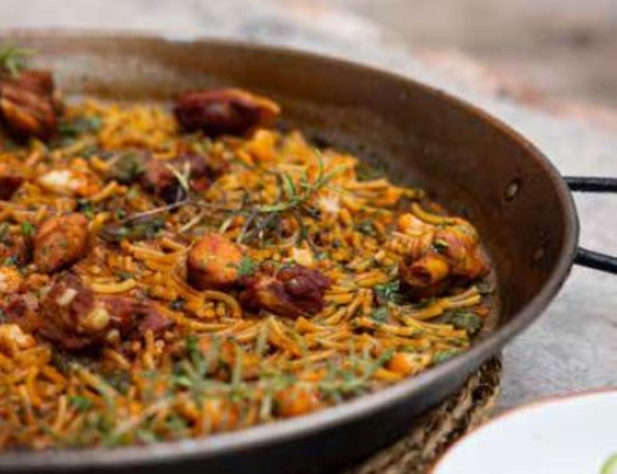 Uno de los arroces de Es Ventall