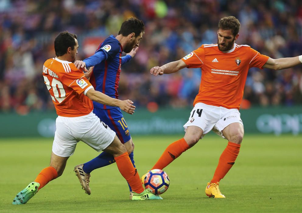 El Barça-Osasuna, en fotos.