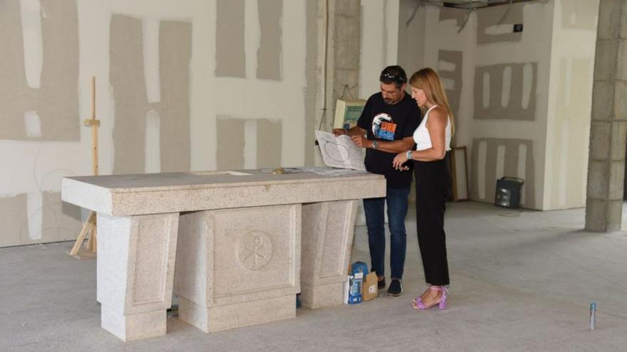 La primera iglesia urbana de Salceda se consagrará antes de fin de año