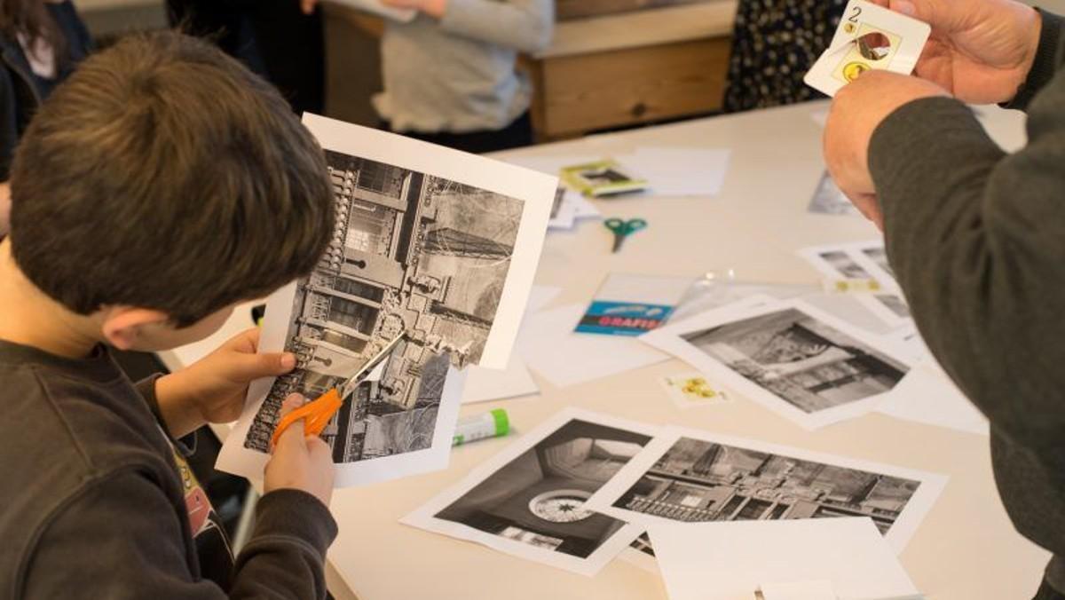 El taller 'Remena la taula’, en la Fundació Tàpies.