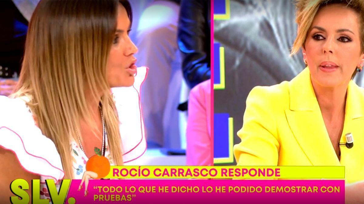 Rocío Carrasco estalla contra Marta López en Sálvame por un comentario que le hizo a Olga en Supervivientes de sus hijos