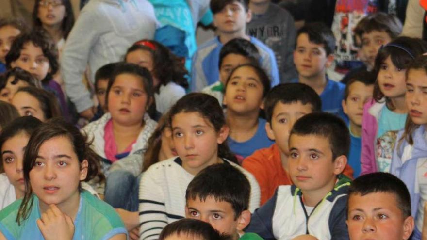 Niños en una de las últimas actividades del centro.