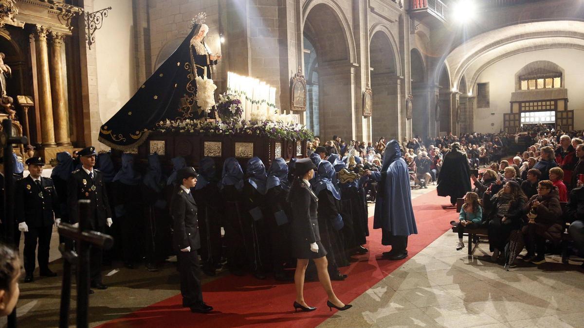 Procesión de La Última Cena del Salvador en Santiago