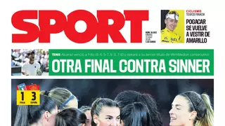 La portada de SPORT de hoy sábado, 12 de julio de 2025