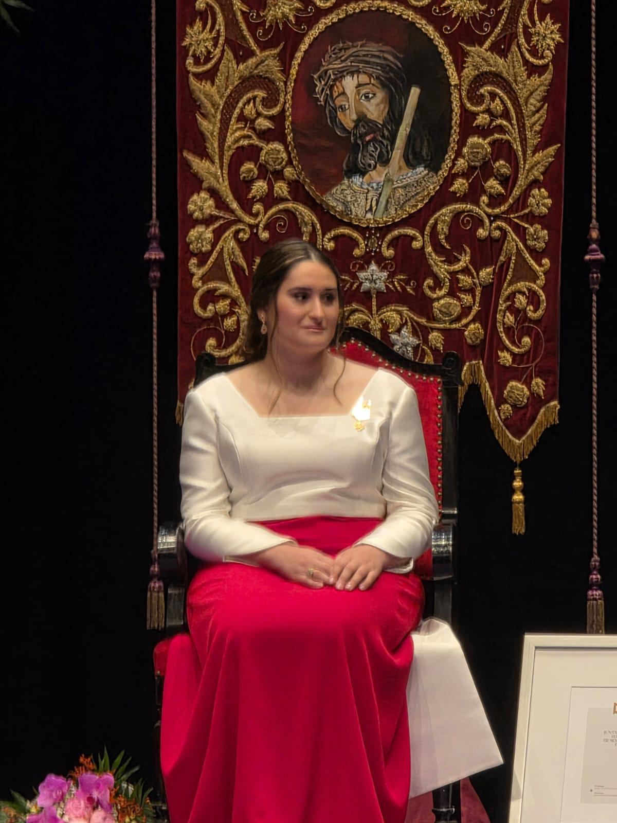 Inmaculada Puchades, Reina del Encuentro, en su presentación.