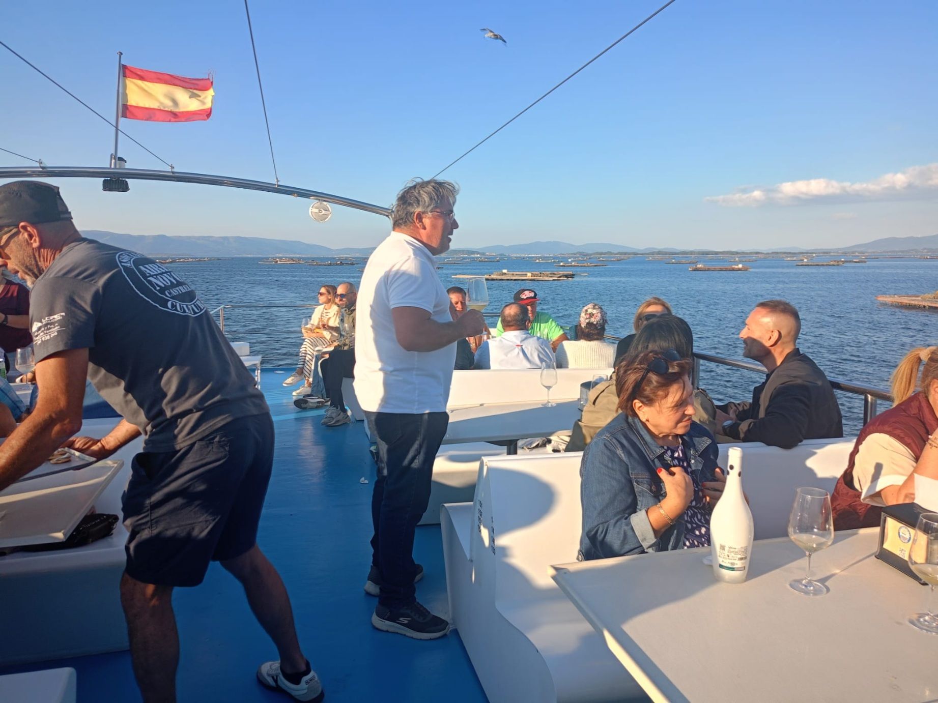 La ruta de «Viños singulares polo mar» a bordo del catamarán «Gran Cormorán Jet», esta tarde-noche.