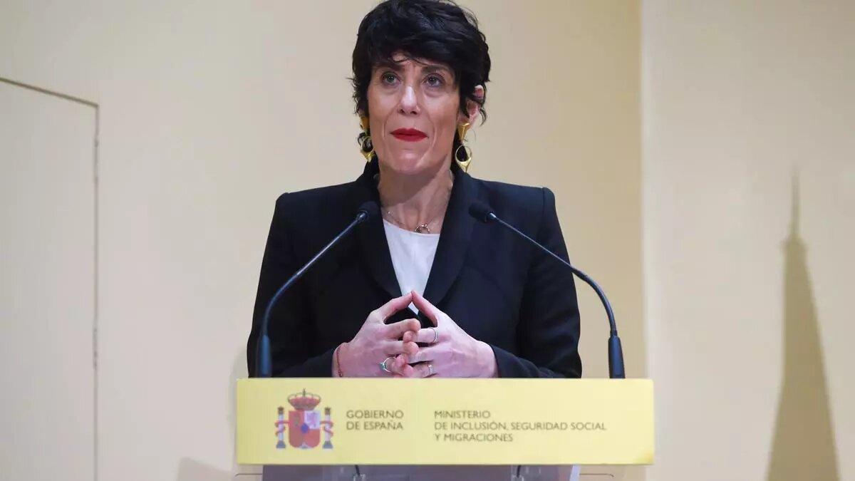 La ministra de Inclusión, Seguridad Social y Migraciones, Elma Saiz, en una fotografía de archivo