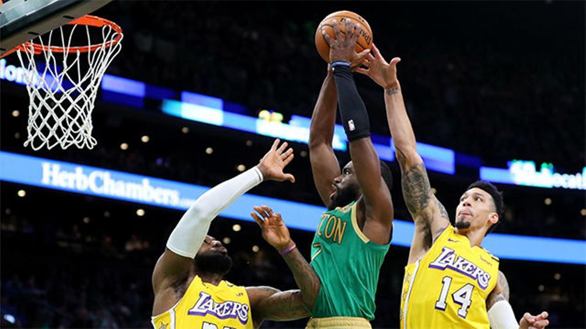 Los Celtics pasan por encima de los Lakers (139-107)