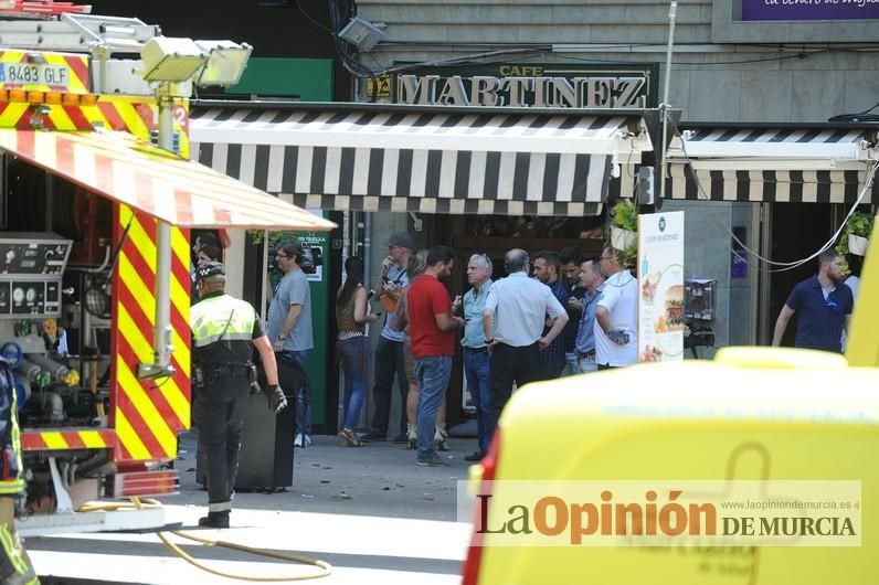 Cae parte del ficus de Santo Domingo en Murcia