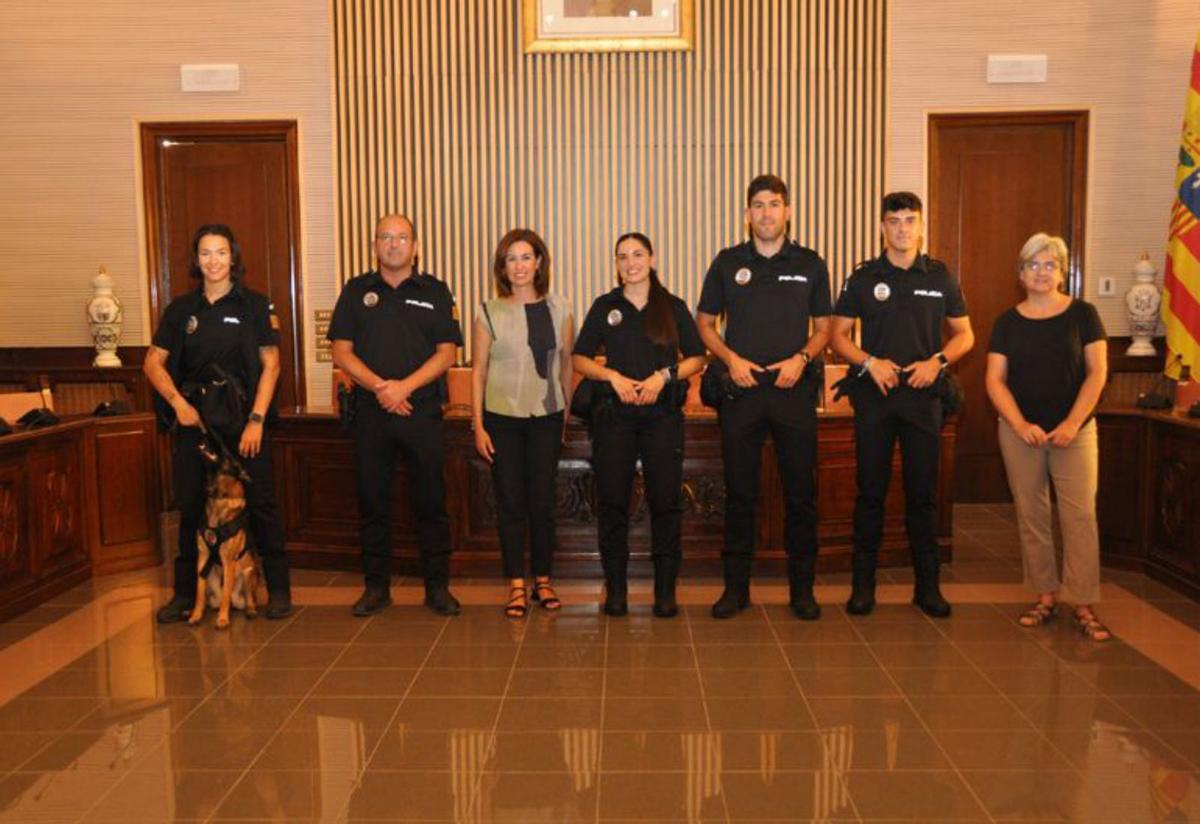 La Policía Local cuenta con tres nuevos efectivos.  | SERVICIO ESPECIAL