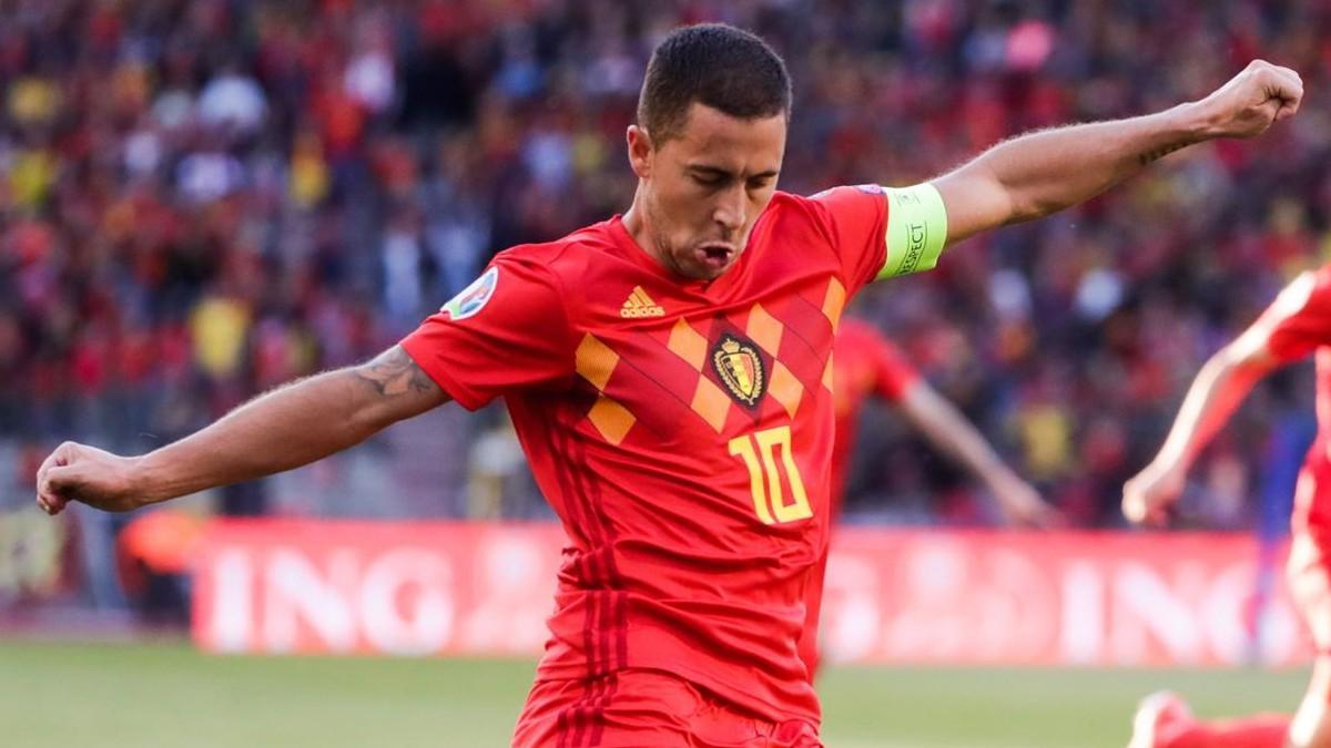 Hazard no disputó ningún partido con su selección en 2020