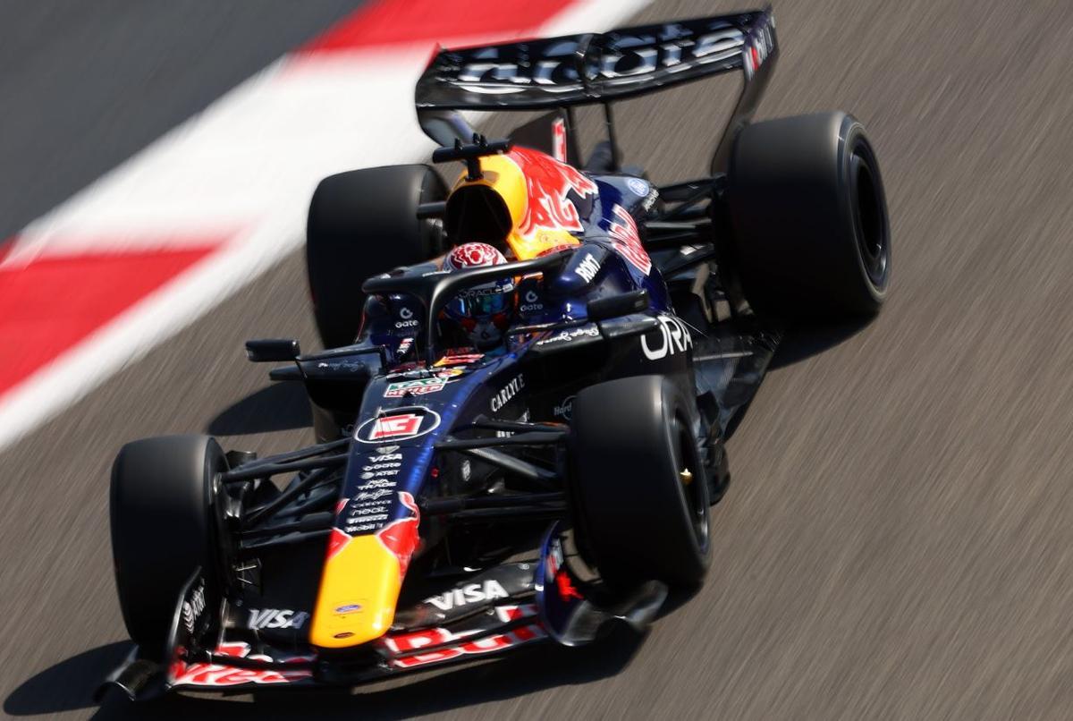 Max Verstappen rodando en Baréin