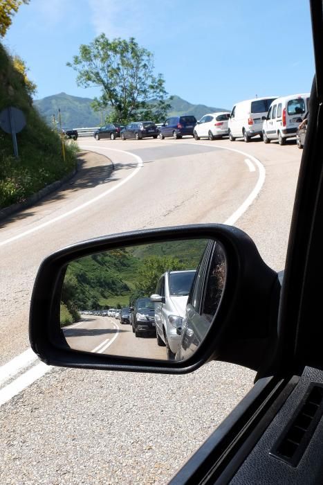 Retenciones de vehículos en el puerto de Pajares