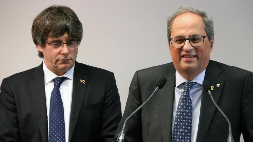 Puigdemont i Torra.