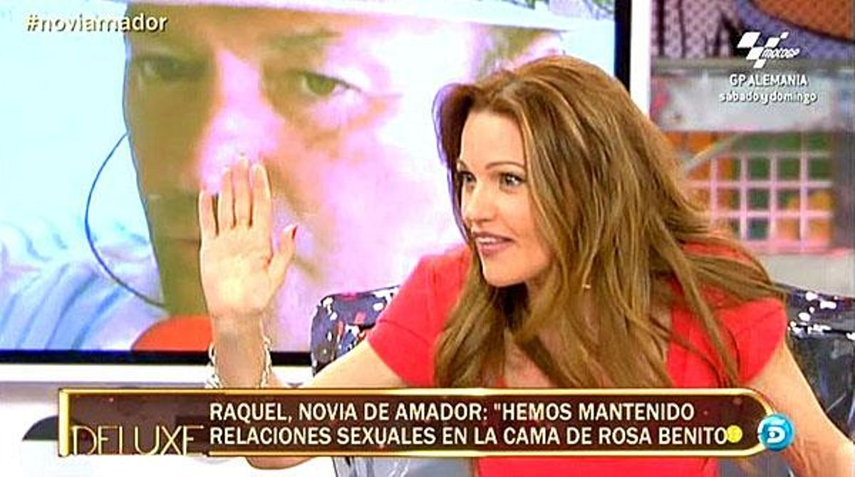 Raquel Moragues, l’última amant d’Amador (’Deluxe’, T-5).