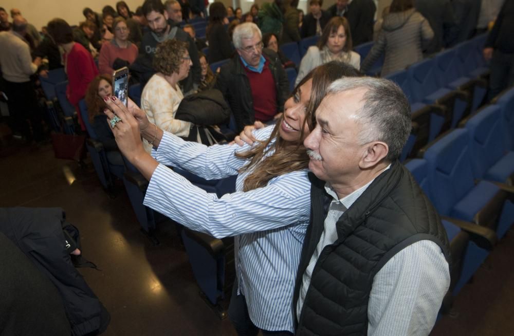 Pepe Álvarez asegura que las cuentas públicas para este año son solo "un parche", "un refrito", y reivindica que con las protestas se pueden cambiar las cosas