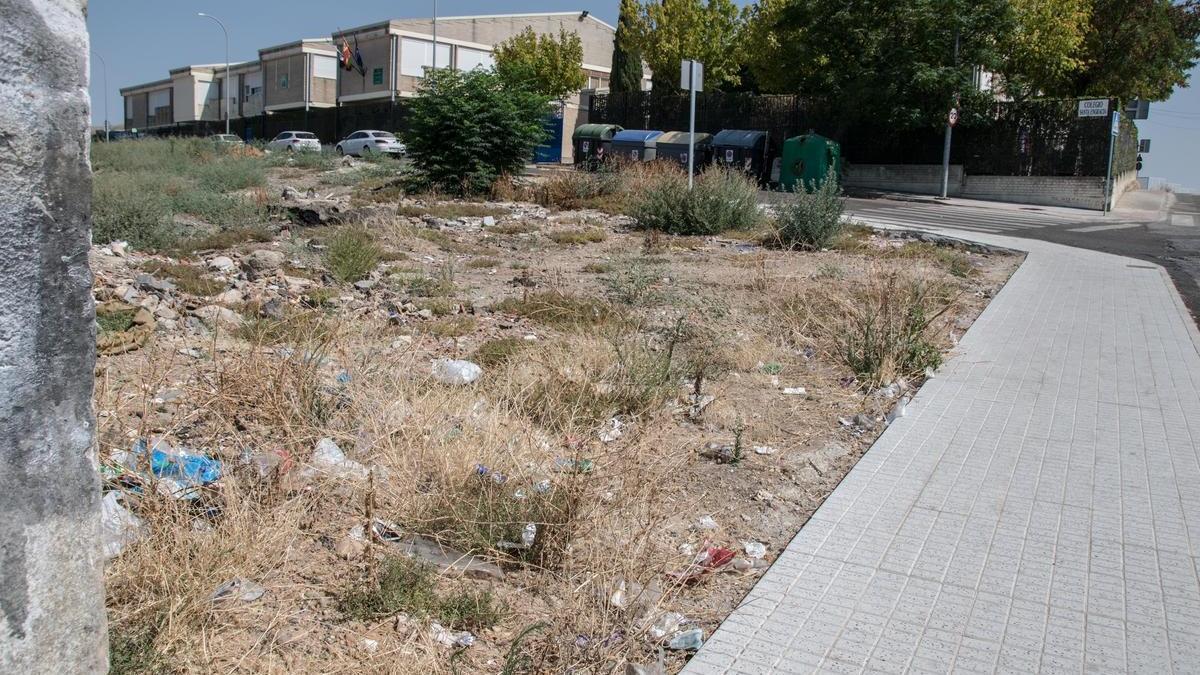 Estado de la calle Viriato, en el Gurugú.